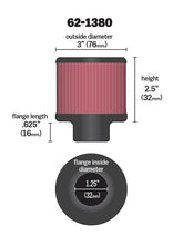 Load image into Gallery viewer, K&amp;N 62-1380 Vent Air Filter/ Breather