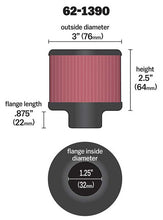 Load image into Gallery viewer, K&amp;N 62-1390 Vent Air Filter/ Breather