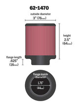 Load image into Gallery viewer, K&amp;N 62-1470 Vent Air Filter/ Breather