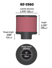 Load image into Gallery viewer, K&amp;N 62-1560 Vent Air Filter/ Breather