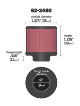Load image into Gallery viewer, K&amp;N 62-2480 Vent Air Filter/ Breather