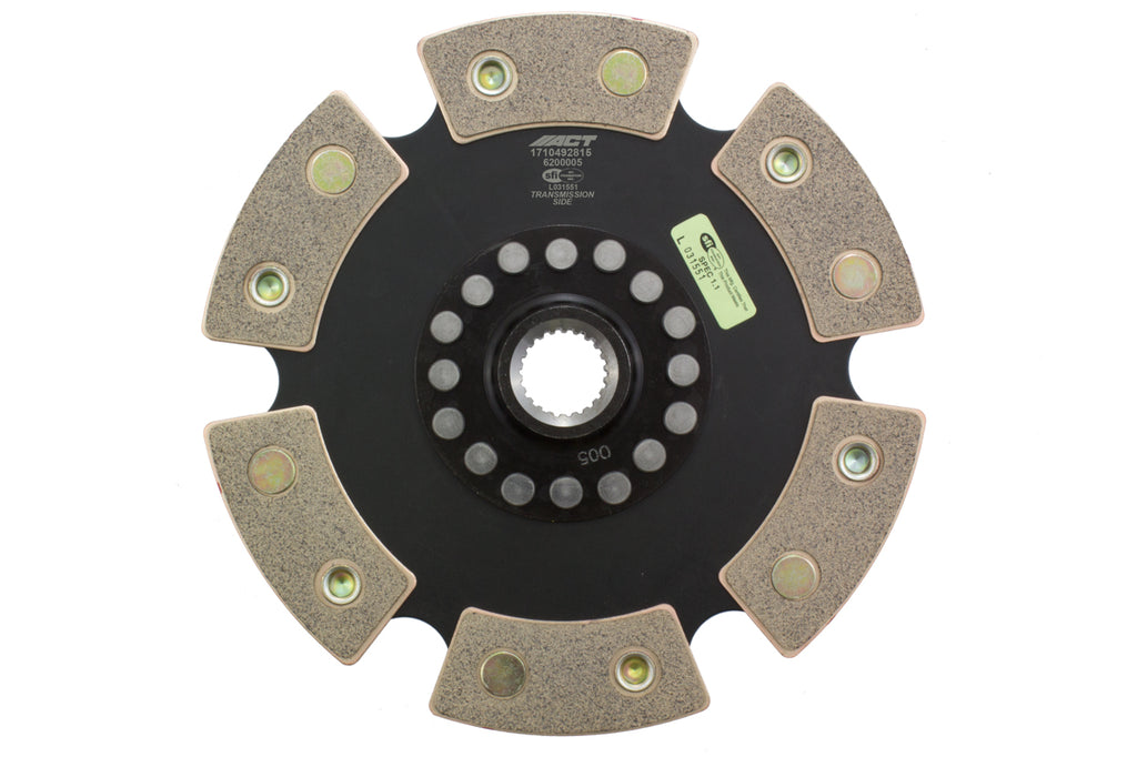 Advanced Clutch 6200005 ACT 6 Pad Rigid Race Clutch Disc for Select Mazda Miata