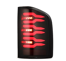 Load image into Gallery viewer, AlphaRex 620000 LED Taillights Black Red for Select Chevrolet Silverado 1500, Chevrolet Silverado 2500, Chevrolet Silverado 3500, Chevrolet Silverado HD