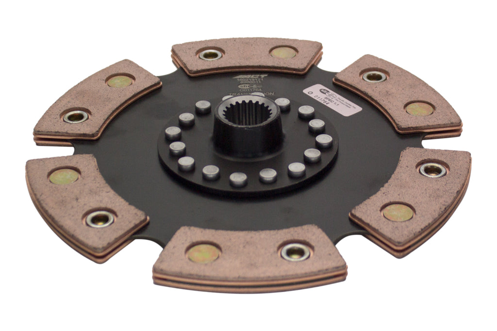 Advanced Clutch 6200011 ACT 6 Pad Rigid Race Clutch Disc for Select Acura Integra, Honda Accord, Honda CRX, Honda Civic, Honda Prelude