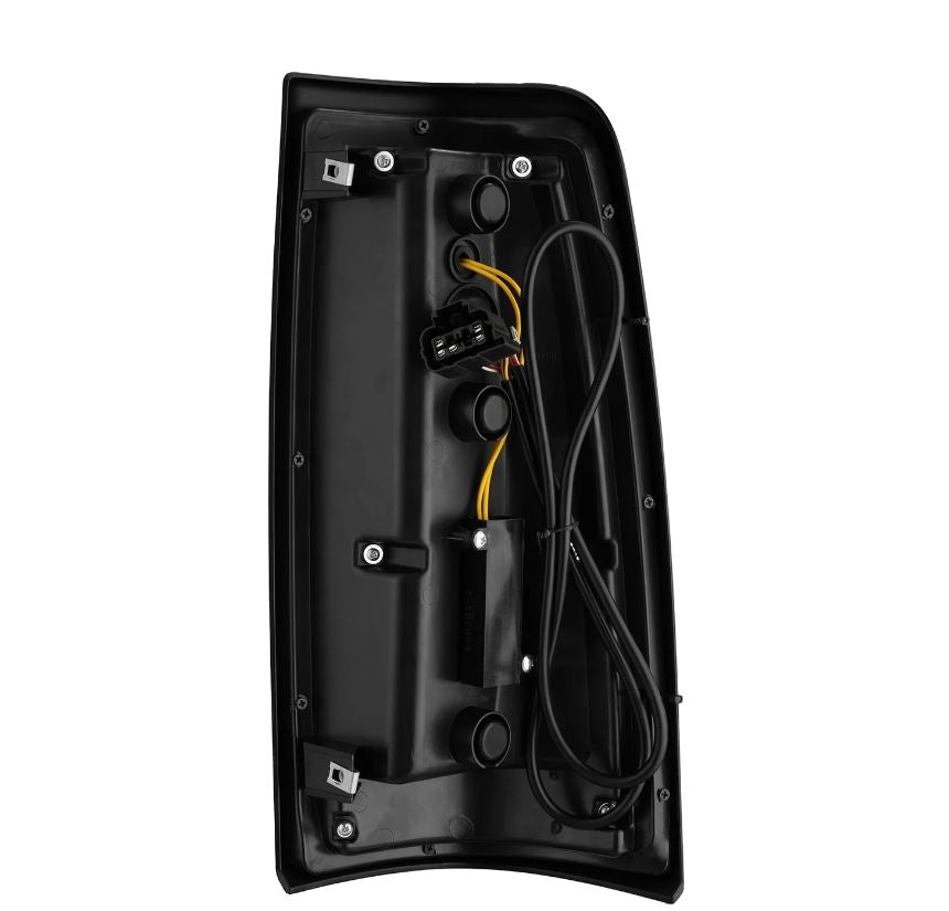 AlphaRex 620005 LED Taillights Alpha Black for Select Chevrolet Silverado, Chevrolet Silverado 1500, Chevrolet Silverado 2500, Chevrolet Silverado 3500, GMC Sierra