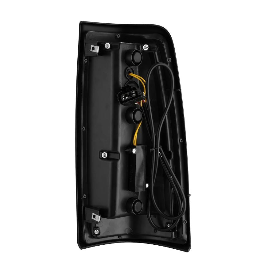 AlphaRex 620006 LED Taillights Black for Select Chevrolet Silverado, Chevrolet Silverado 1500, Chevrolet Silverado 2500, Chevrolet Silverado 3500, GMC Sierra