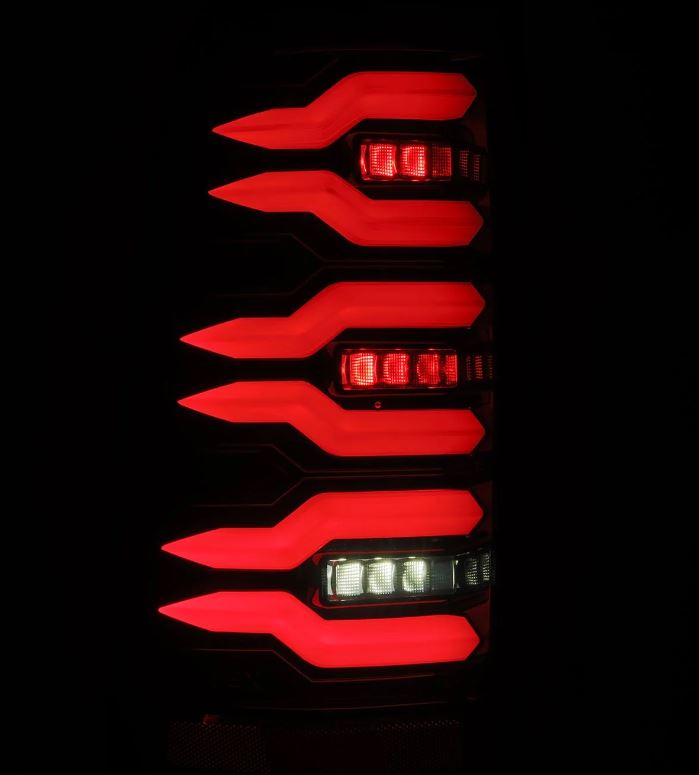 AlphaRex 620006 LED Taillights Black for Select Chevrolet Silverado, Chevrolet Silverado 1500, Chevrolet Silverado 2500, Chevrolet Silverado 3500, GMC Sierra