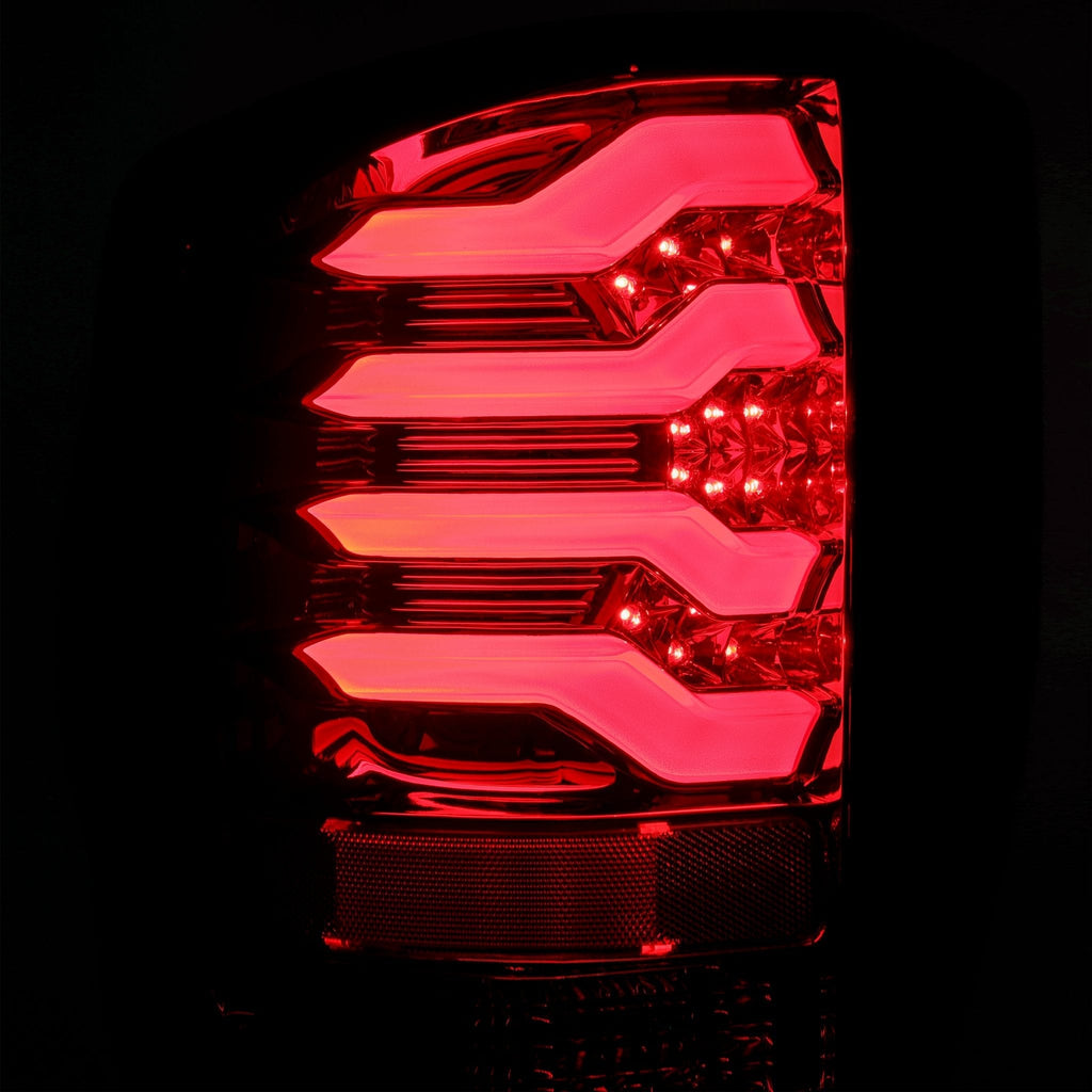 AlphaRex 620020 LED Taillights Red Smoke for Select Chevrolet Silverado 1500, Chevrolet Silverado HD, GMC Sierra HD
