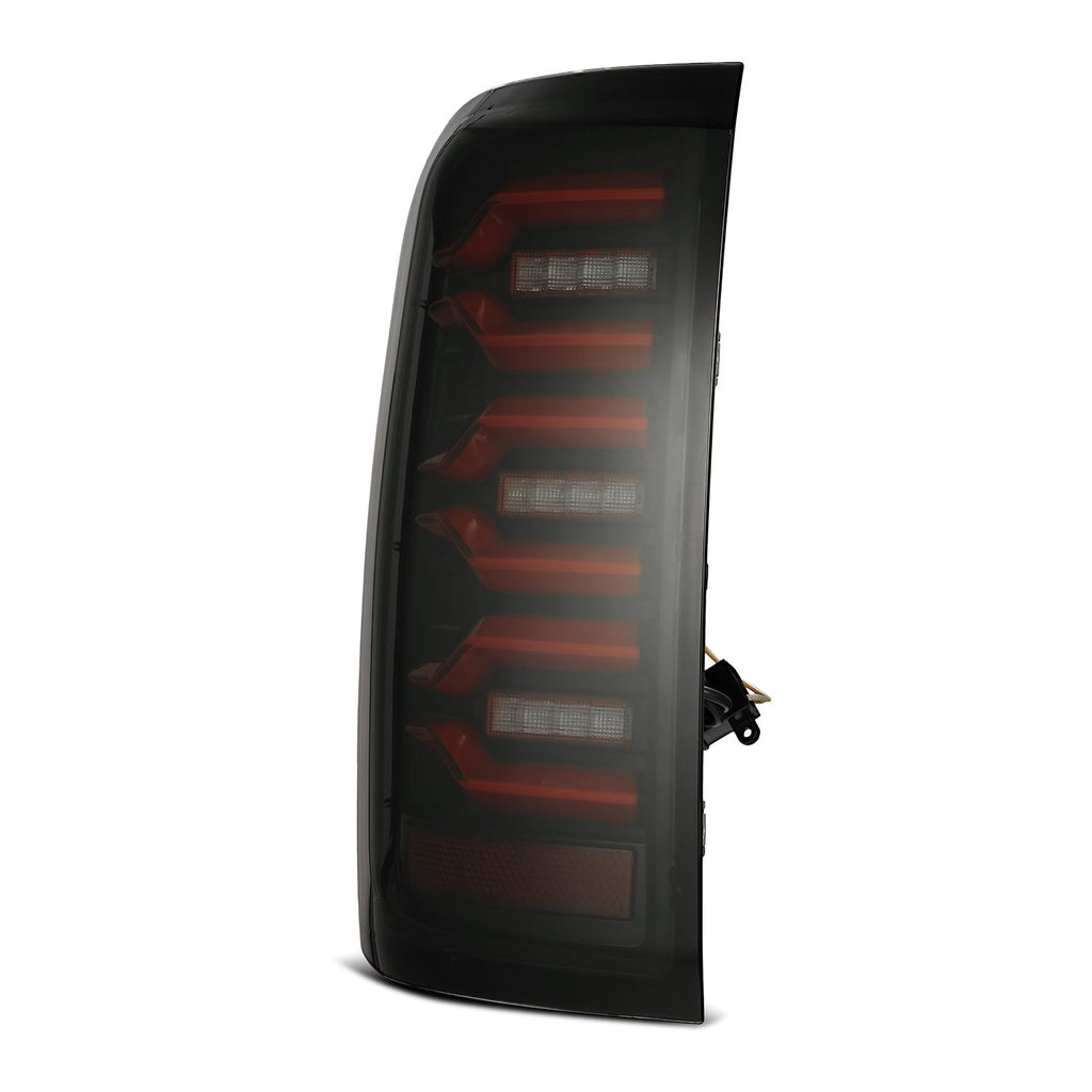 AlphaRex 620050 LED Taillights Black Red for Select Chevrolet Silverado 1500, Chevrolet Silverado HD, Chevrolet Silverado HD, GMC Sierra HD