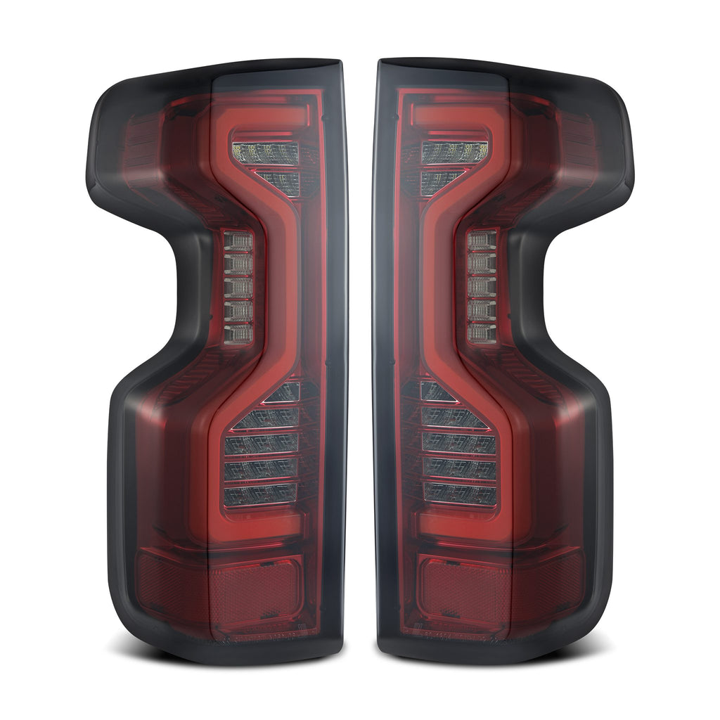 AlphaRex 620060 LED Taillights Red Smoke for Select Chevrolet Silverado 1500, Chevrolet Silverado HD, Chevrolet Silverado HD