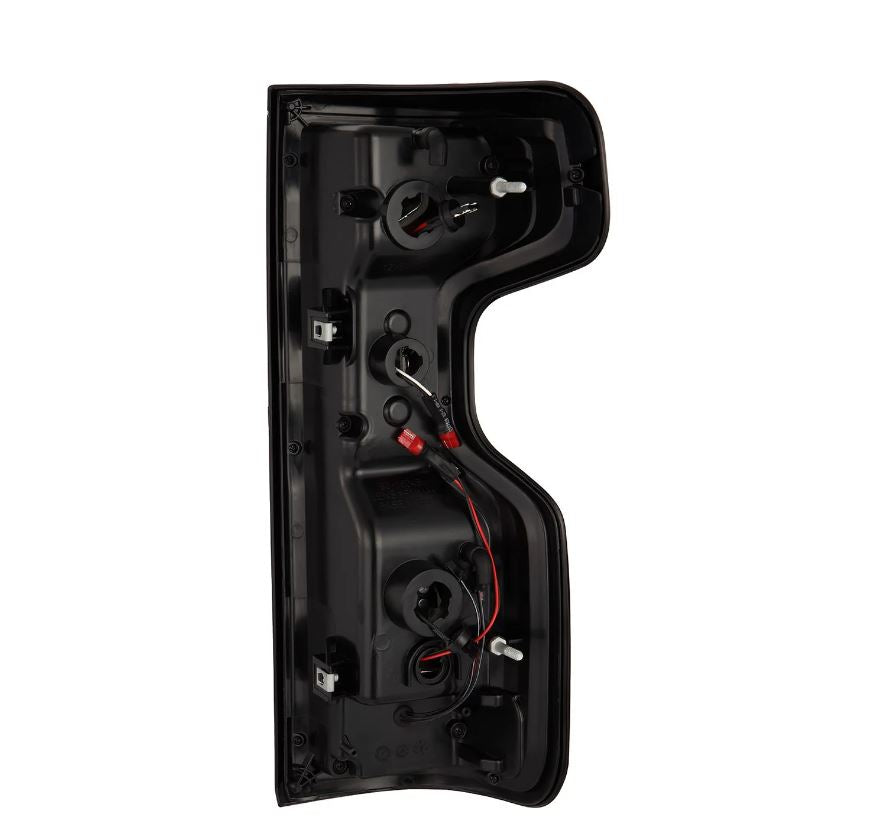 AlphaRex 620068 LED Taillights Black Red for Select Chevrolet Silverado 1500, Chevrolet Silverado HD, Chevrolet Silverado HD