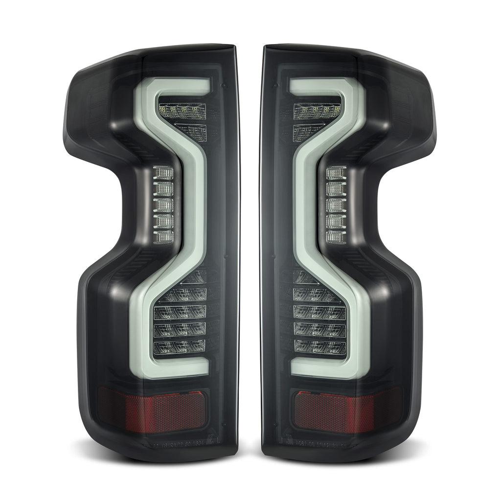 AlphaRex 620070 LED Taillights Jet Black for Select Chevrolet Silverado 1500, Chevrolet Silverado HD, Chevrolet Silverado HD