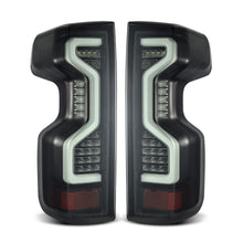 Load image into Gallery viewer, AlphaRex 620070 LED Taillights Jet Black for Select Chevrolet Silverado 1500, Chevrolet Silverado HD, Chevrolet Silverado HD