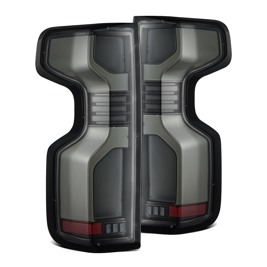 AlphaRex 620078 LED Taillights Black for Select Chevrolet Silverado 1500, Chevrolet Silverado HD, Chevrolet Silverado HD