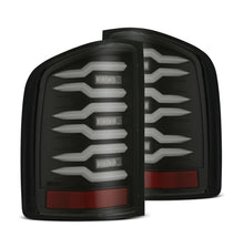 Load image into Gallery viewer, AlphaRex 620080 LED Taillights Black for Select Chevrolet Silverado 1500, Chevrolet Silverado HD, Chevrolet Silverado HD