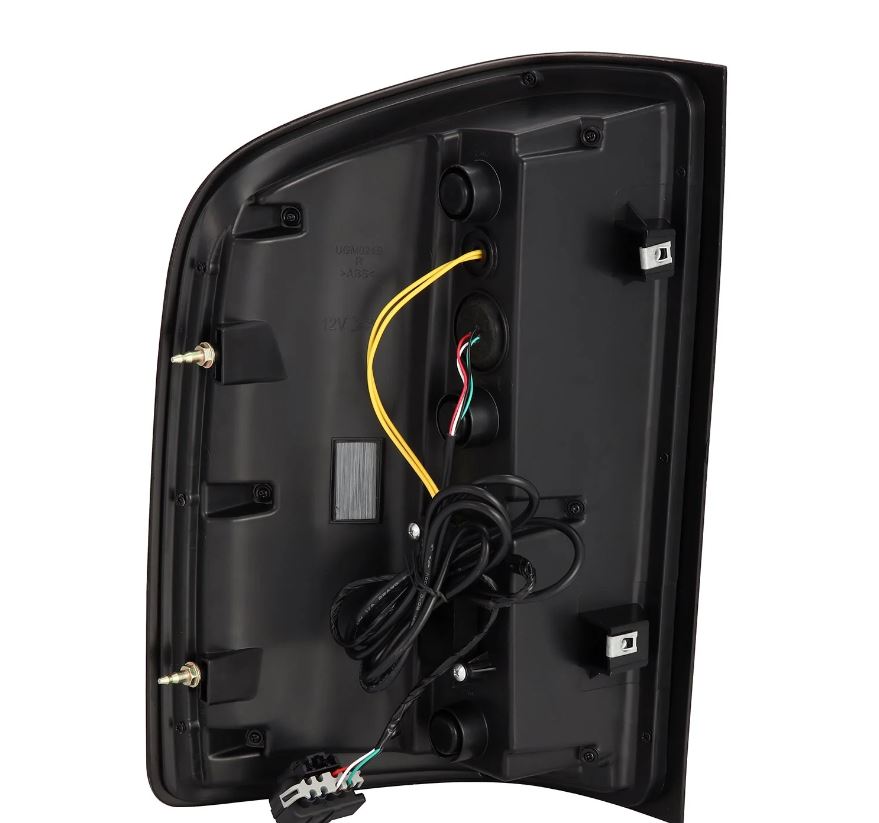 AlphaRex 620080 LED Taillights Black for Select Chevrolet Silverado 1500, Chevrolet Silverado HD, Chevrolet Silverado HD