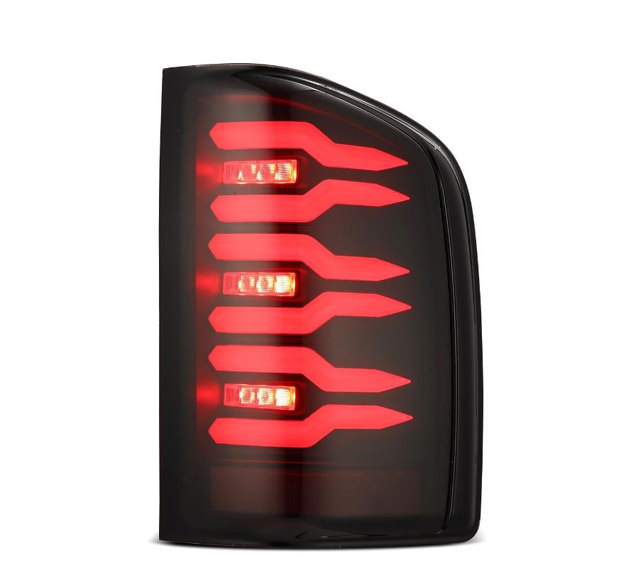 AlphaRex 620080 LED Taillights Black for Select Chevrolet Silverado 1500, Chevrolet Silverado HD, Chevrolet Silverado HD
