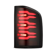 Load image into Gallery viewer, AlphaRex 620080 LED Taillights Black for Select Chevrolet Silverado 1500, Chevrolet Silverado HD, Chevrolet Silverado HD