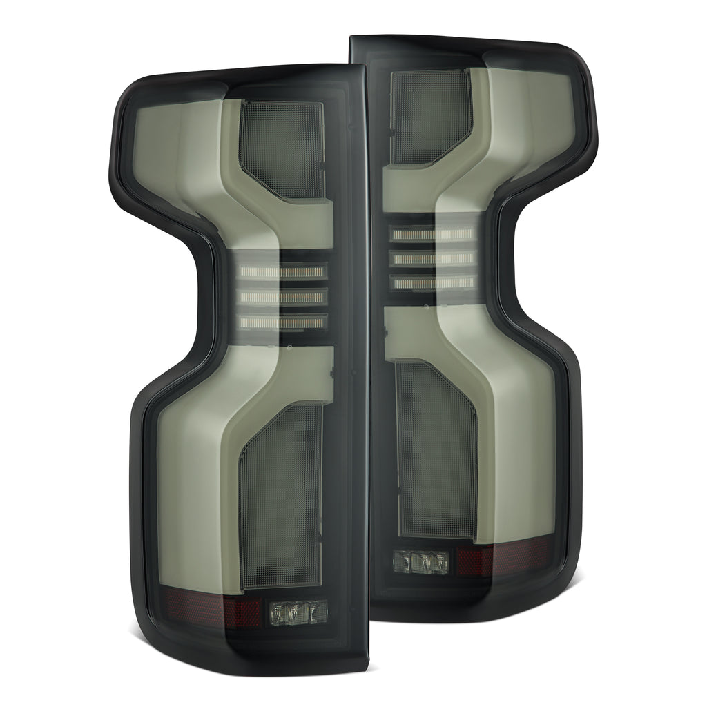AlphaRex 620088 LED Taillights Black for Select Chevrolet Silverado 1500, Chevrolet Silverado HD, Chevrolet Silverado HD