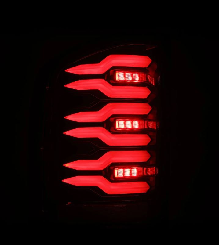 AlphaRex 620090 LED Taillights Alpha Black for Select Chevrolet Silverado 1500, Chevrolet Silverado HD, Chevrolet Silverado HD