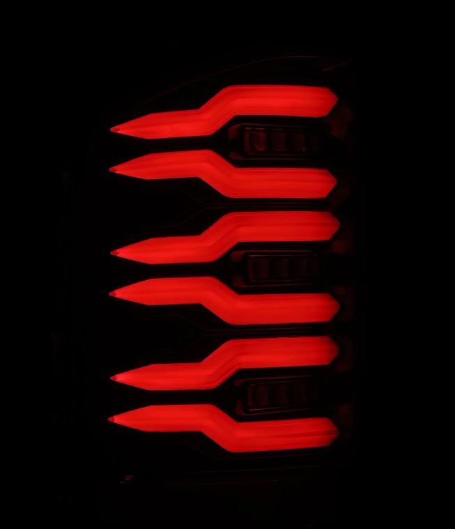 AlphaRex 620090 LED Taillights Alpha Black for Select Chevrolet Silverado 1500, Chevrolet Silverado HD, Chevrolet Silverado HD