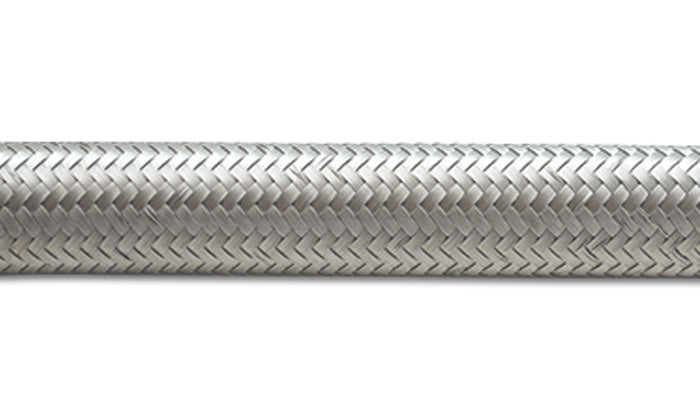 5Ft-Roll-Of-Stainless-Steel-Braided-Flex-Hose;-An-Size--12;-Hose-Id-0.68