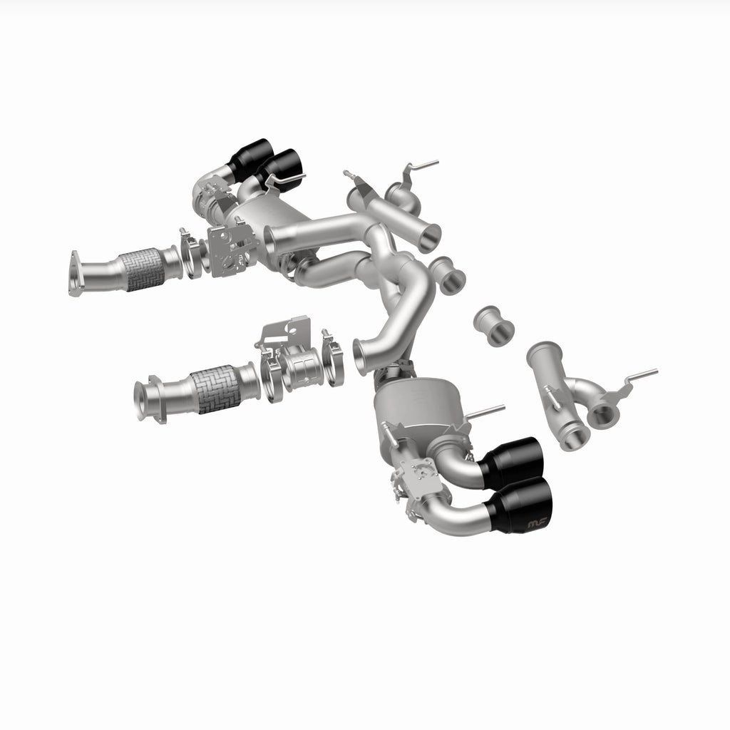 MagnaFlow Exhaust Products 19545 xMOD Series Black Chrome Tips Cat-Back System for Select Chevrolet Corvette