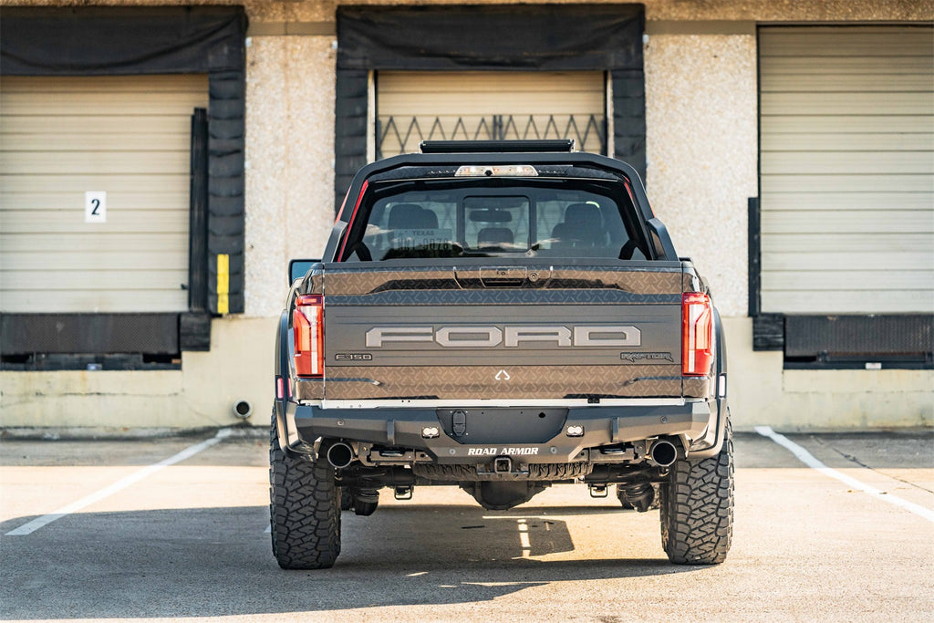 Road Armor 6211R0B Stealth Non-Winch Rear Bumper for Select Ford F-150