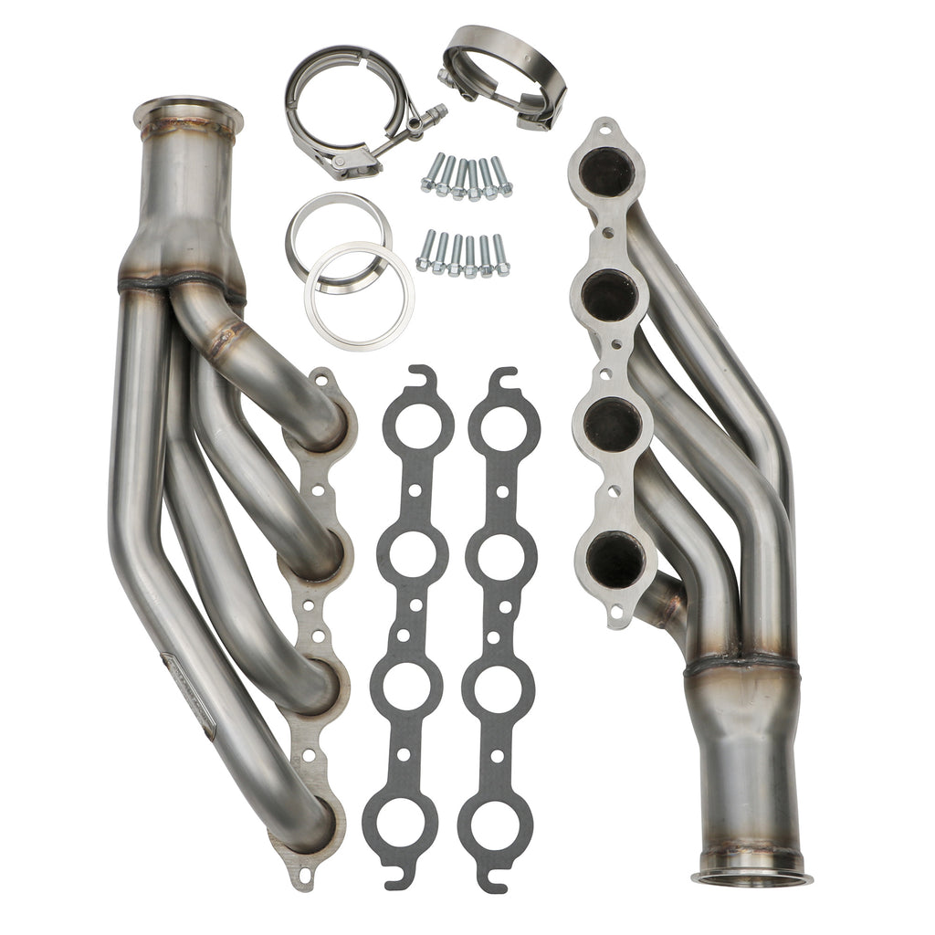 Hedman Hedders 62120 Stainless GM LS 1-3/4 in. Forward Exit Turbo Headers