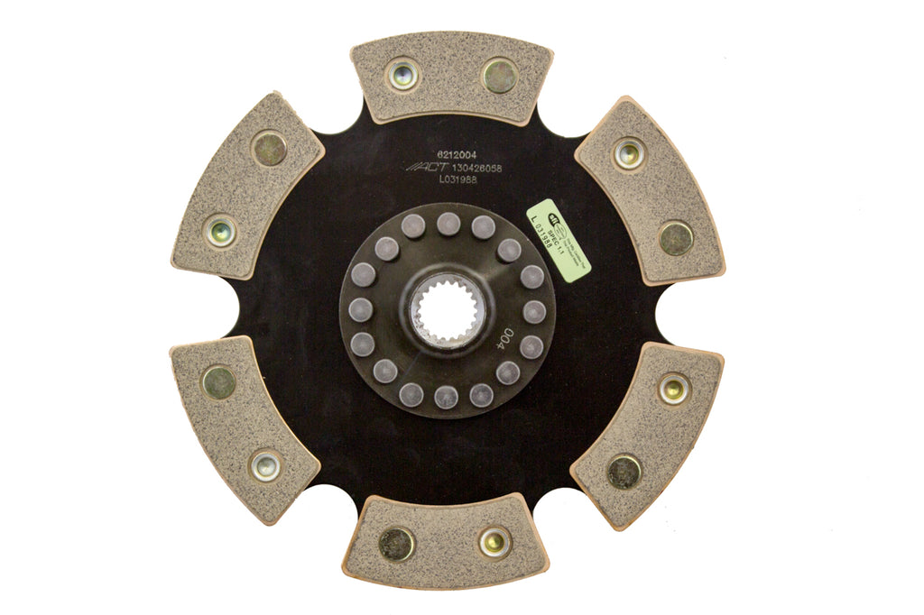 Advanced Clutch 6212004 ACT 6 Pad Rigid Race Clutch Disc for Select Acura EL, Honda CRX, Honda Civic, Honda Civic del Sol