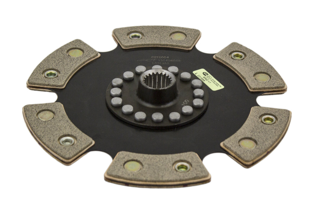 Advanced Clutch 6212004 ACT 6 Pad Rigid Race Clutch Disc for Select Acura EL, Honda CRX, Honda Civic, Honda Civic del Sol