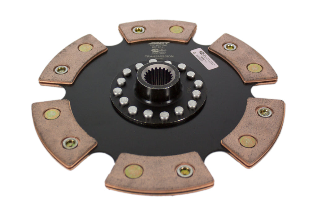 Advanced Clutch 6212011 ACT 6 Pad Rigid Race Clutch Disc for Select Honda CRX, Honda Civic