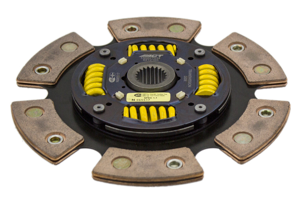 Advanced Clutch 6212103 ACT 6 Pad Sprung Race Clutch Disc for Select Geo Prizm, Lotus Elise, Lotus Exige, Pontiac Vibe, Scion xA, Scion xB, Scion xD, Toyota Celica, Toyota Corolla, Toyota Echo, Toyota MR2, Toyota MR2 Spyder, Toyota Matrix, Toyota Yaris