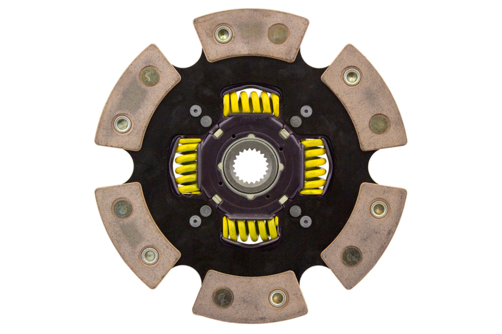 Advanced Clutch 6212103 ACT 6 Pad Sprung Race Clutch Disc for Select Geo Prizm, Lotus Elise, Lotus Exige, Pontiac Vibe, Scion xA, Scion xB, Scion xD, Toyota Celica, Toyota Corolla, Toyota Echo, Toyota MR2, Toyota MR2 Spyder, Toyota Matrix, Toyota Yaris