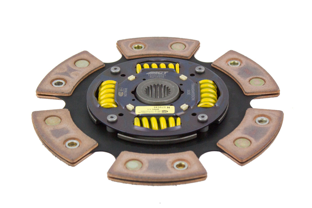 Advanced Clutch 6214404 ACT 6 Pad Sprung Race Clutch Disc for Select Honda Civic, Hyundai Elantra, Hyundai Tiburon