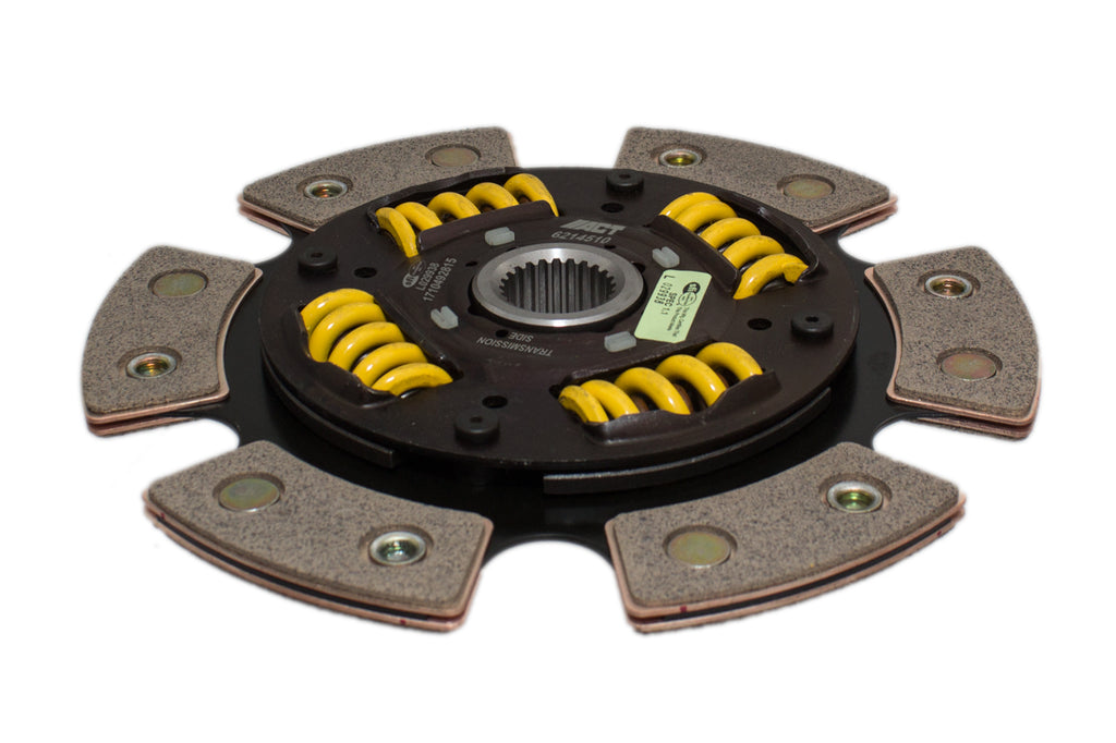 Advanced Clutch 6214510 ACT 6 Pad Sprung Race Clutch Disc for Select Acura ILX, Acura RSX, Acura TSX, Honda Accord, Honda Civic