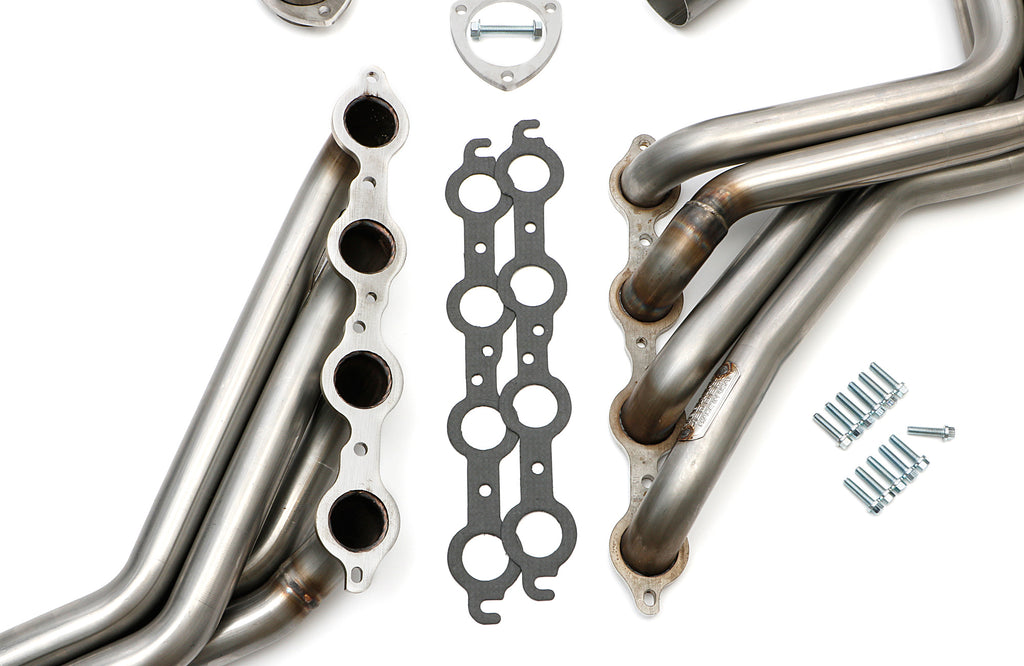 Hedman Hedders 62150 1968-72 Chevelle/El Camino; LS Swap Headers; Long Tube- Stainless Steel for Select Buick GS, Buick Skylark, Chevrolet Chevelle, Chevrolet El Camino, Chevrolet Monte Carlo, Oldsmobile 442, Oldsmobile Cutlass, Oldsmobile F85,