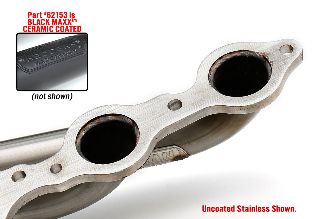 Hedman Hedders 62153 1968-72 Chevelle/El Camino; LS Swap Headers; Long Tube- Stainless- Black MAXX for Select Buick GS, Buick Skylark, Chevrolet Chevelle, Chevrolet El Camino, Chevrolet Monte Carlo, Oldsmobile 442, Oldsmobile Cutlass, Oldsmobile F85,