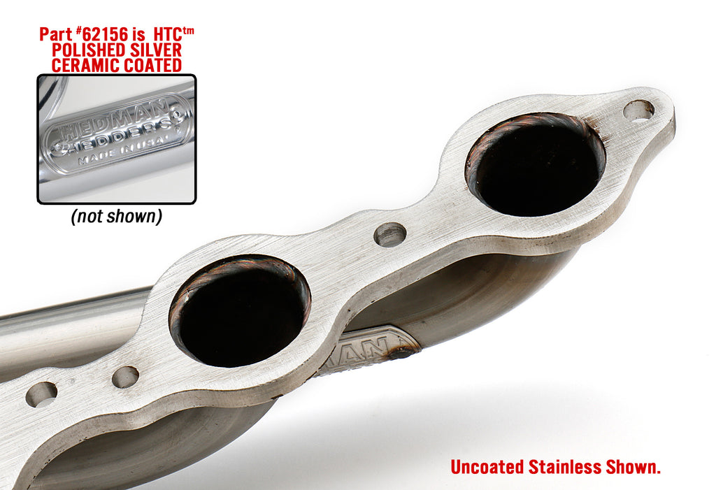 Hedman Hedders 62156 1968-72 Chevelle/El Camino; LS Swap Headers; Long Tube- Stainless Steel - HTC for Select Buick GS, Buick Skylark, Chevrolet Chevelle, Chevrolet El Camino, Chevrolet Monte Carlo, Oldsmobile 442, Oldsmobile Cutlass, Oldsmobile F85,