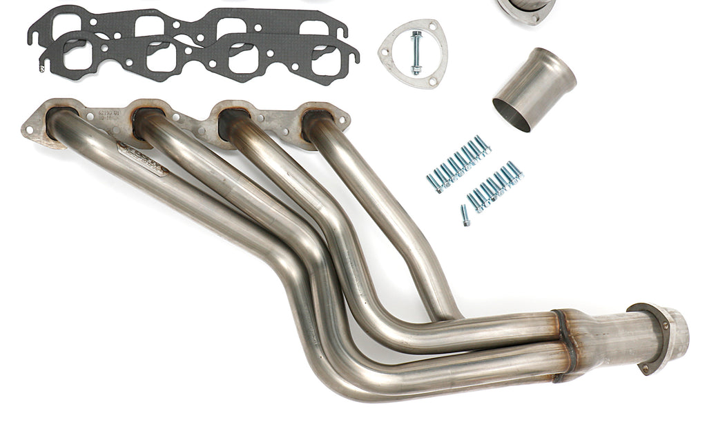 Hedman Hedders 62190 Stainless Long-tube Headers For 64-77 Chevelle with 396-502 for Select Chevrolet Bel Air, Chevrolet Biscayne, Chevrolet Brookwood, Chevrolet Camaro, Chevrolet Caprice, Chevrolet Chevy II, Chevrolet El Camino, Chevrolet Impala,