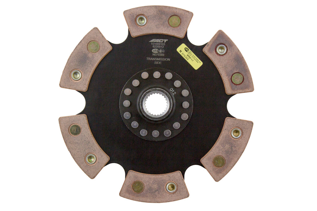 Advanced Clutch 6220012 ACT 6 Pad Rigid Race Clutch Disc for Select Acura Integra