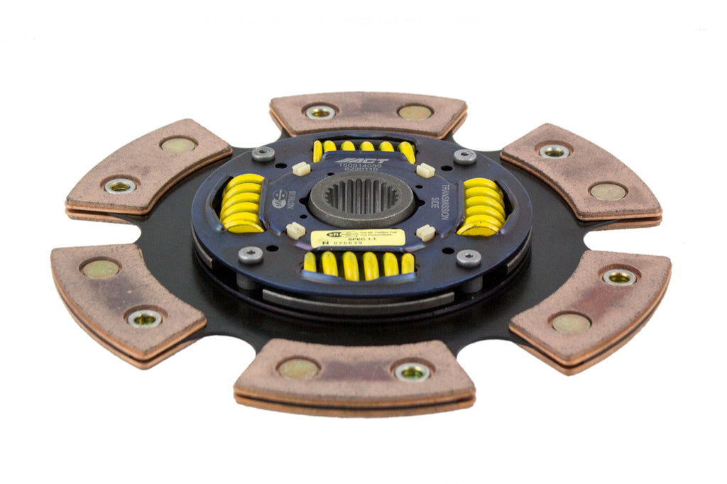 Advanced Clutch 6220110 ACT 6 Pad Sprung Race Clutch Disc for Select Acura Integra, Honda CR-V, Honda Civic, Honda Civic del Sol, Honda Prelude