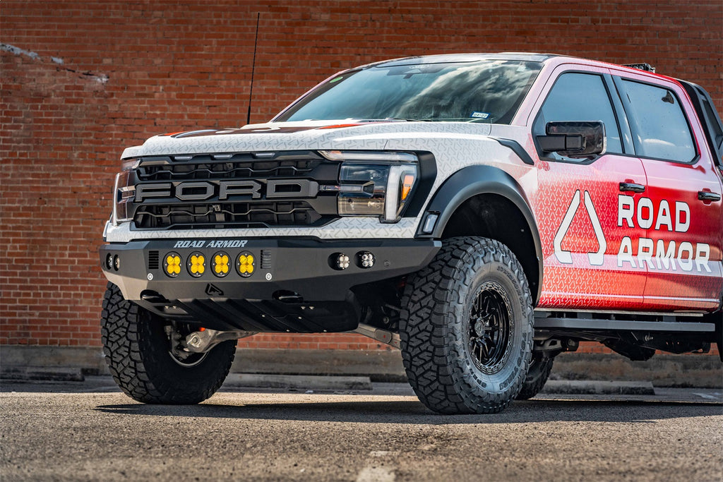 Road Armor 6221F0B-RD Stealth Front Non-Winch Bumper for Select Ford F-150
