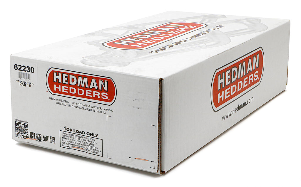 Hedman Hedders 62230 Stainless Long-Tube Headers For 67-91 GM 4WD Trucks with 283-400 for Select Chevrolet Blazer, Chevrolet K10, Chevrolet K10 Pickup, Chevrolet K10 Suburban, Chevrolet K1500, Chevrolet K20, Chevrolet K20 Pickup, Chevrolet K20 Suburban,