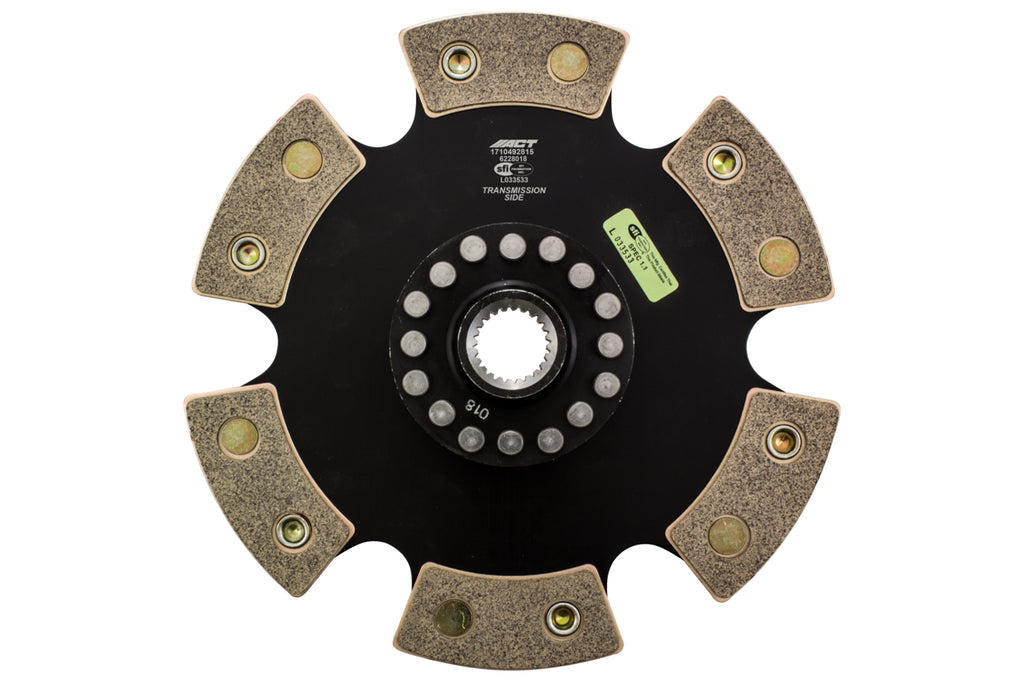 Advanced Clutch 6224018 ACT 6 Pad Rigid Race Clutch Disc for Select Saab 9-2X, Scion FR-S, Subaru BRZ, Subaru Baja, Subaru Crosstrek, Subaru Forester, Subaru Impreza, Subaru Legacy, Subaru Outback, Subaru XV Crosstrek, Toyota 86