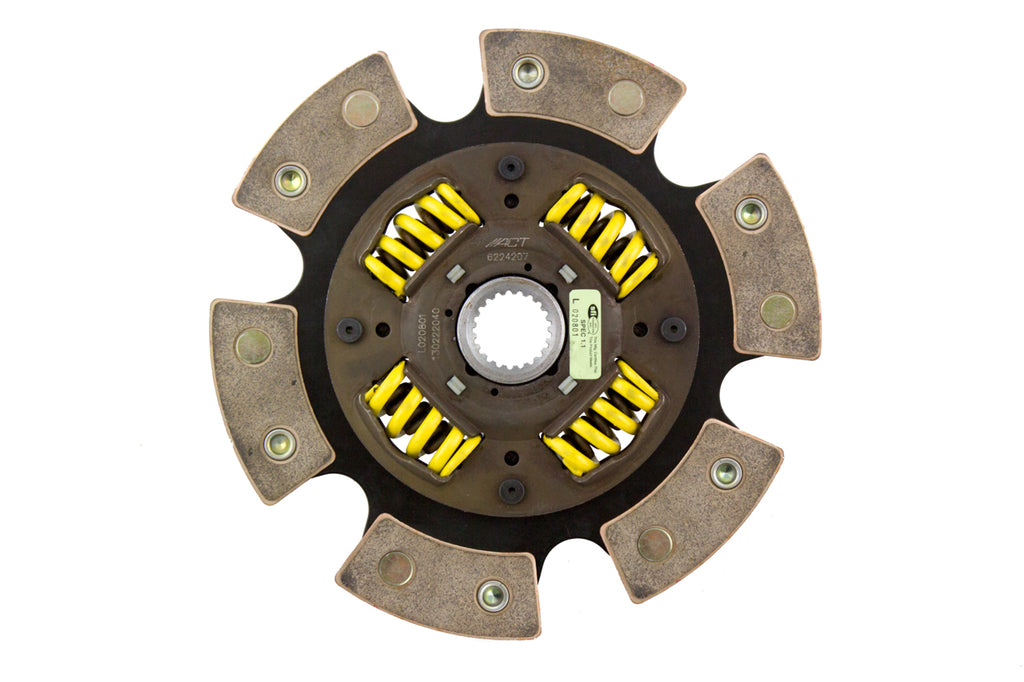 Advanced Clutch 6224207 ACT 6 Pad Sprung Race Clutch Disc for Select Toyota 4Runner, Toyota Celica, Toyota Corona, Toyota Crown, Toyota Hi-Lux, Toyota Mark II, Toyota Pickup, Toyota Van