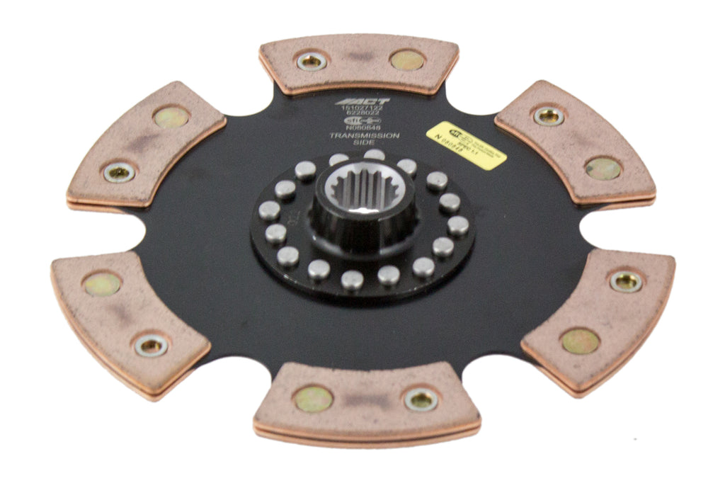 Advanced Clutch 6228022 ACT 6 Pad Rigid Race Clutch Disc for Select Chevrolet Cobalt
