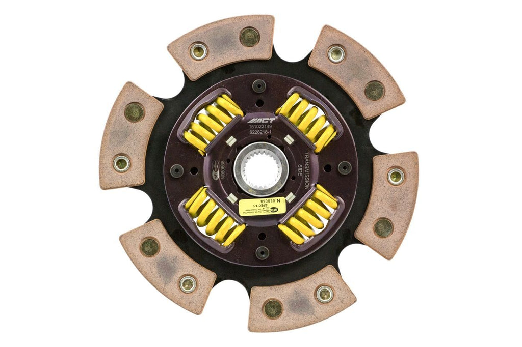 Advanced Clutch 6228218-1 ACT 6 Pad Sprung Race Clutch Disc for Select Scion FR-S, Subaru BRZ, Toyota 86