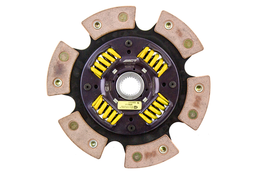 Advanced Clutch 6228218 ACT 6 Pad Sprung Race Clutch Disc for Select Saab 9-2X, Subaru Baja, Subaru Forester, Subaru Impreza, Subaru Legacy, Subaru Outback, Subaru WRX