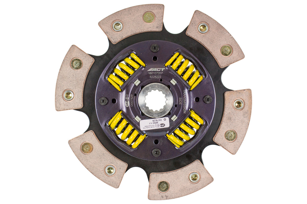 Advanced Clutch 6228222 ACT 6 Pad Sprung Race Clutch Disc for Select Chevrolet Cobalt